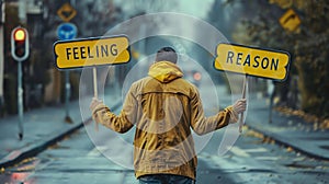 Rationalization in response to cognitive dissonance and emotional conflict