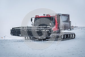 Ratrak, grooming machine, special snow vehicle