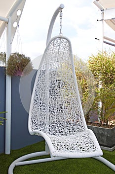 Rattan hanging chair