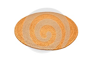 Rattan Place Mat on white background