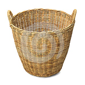 Rattan wicker basket