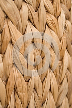 Rattan wickerwork closeup