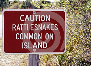 Rattlesnake warning