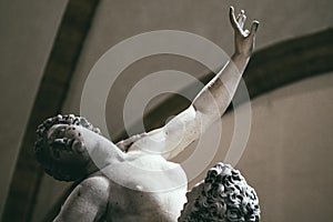 Detail of the of the Sabines is a statue photo