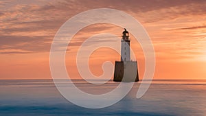 Rattray Head Lighthouse at sunrise