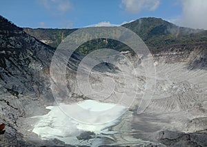 Ratu Crater, Mount Tanggkuban Perahu, Bandung photo