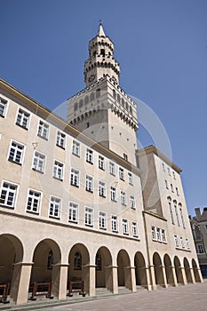 Ratusz Tower in Opole Poland