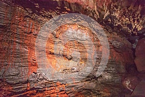 Raufarholshellir lava tube tunnel and caves