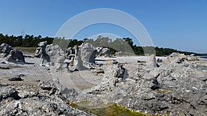 Rauk on east coast of Gotland (Sweden)