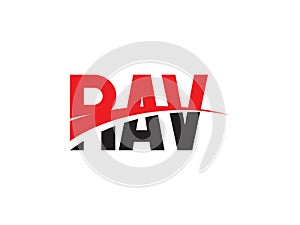 RAV Letter Initial Logo Design Vector Illustration