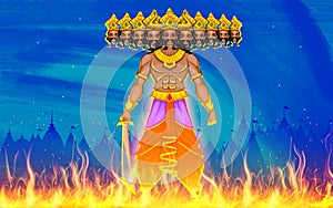 Ravan Dahan for Dusshera celebration