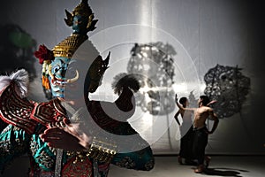 Ravana character in Thai Contemporary performance art