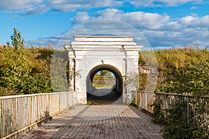 Ravelin Gate in Annenkrone, Vyborg, Russia