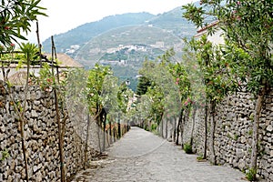 Ravello, Amalfi coast, Italy - picturesque view of a flight of steps