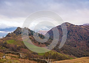 Raven Crag and Castle Crag