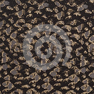 Raven Gold Patterns in Brown Fabric Texture