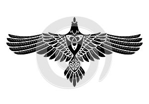 The Raven of Odin, In Norse, Celtic style