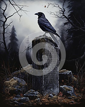 The Raven on the Pedestal