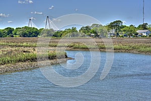 Ravenal Bridge in Charleston, SC photo