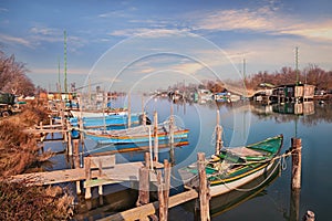 Ravenna, Emilia Romagna, Italy: landscape of the wetland in the