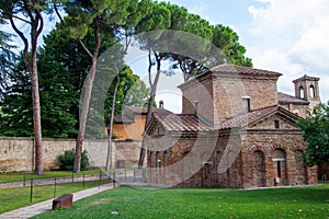 Ravenna historical center kingdom of the Lombards with fantastic and unique mosaics in the basilicas and churches