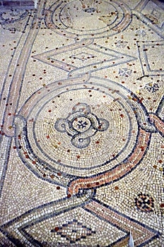 Ravenna, Italy - 18 AUGUST, 2015 - 1500 years old Byzantine mosaics from the UNESCO listed basilica of Saint Vitalis in Ravenna, I