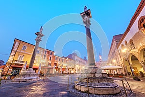 Ravenna, Italy at Piazza del Popolo photo