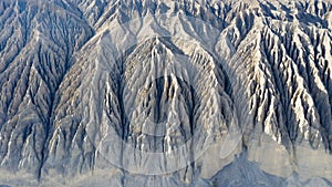 Ravines and gullies criss-cross as nets photo