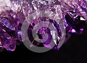 Raw Amethyst druse