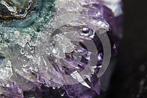Raw Amethyst druse