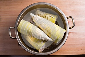 Raw bamboo shoots