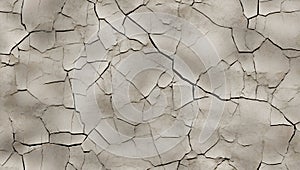 Raw Beauty: Seamless Cracked Concrete Design. AI generate