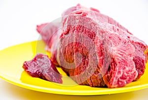 Raw beef