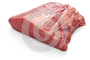 Raw beef brisket photo