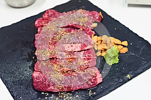 Raw beef ferment