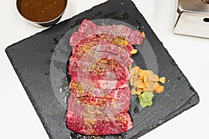 Raw beef ferment