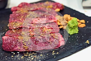 Raw beef ferment