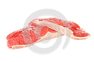 Raw beef fillet steak