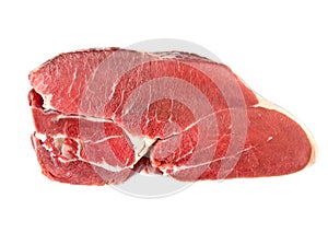 Raw beef meat piece