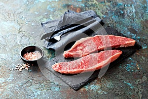 Raw beef Picanha steak