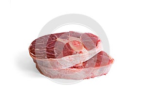 Raw beef shin meat