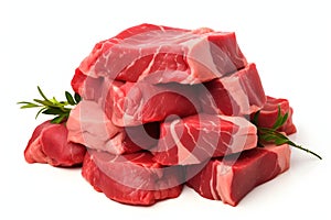 raw beef steak. Generative AI