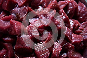 Raw Beef Stew Meat