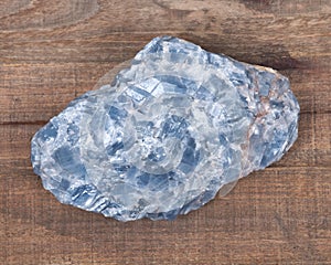 Raw blue white kyanite natural chunk