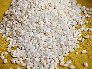 Raw bomba white rice