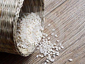 Raw bomba white rice