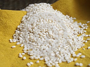 Raw bomba white rice