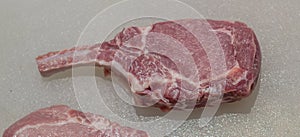 Raw Bone In Cheshire Pork Chops