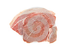 Raw braising steak
