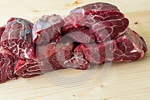 Raw breef meat